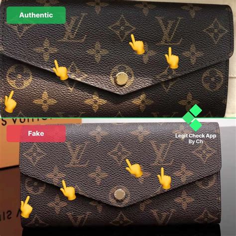 fake vs real louis vuitton wallet|Louis Vuitton knockoff wallet.